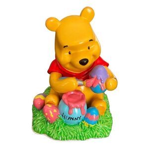 Vintage Disney Winnie the Pooh Hunny Pot Ceramic Lamp.
